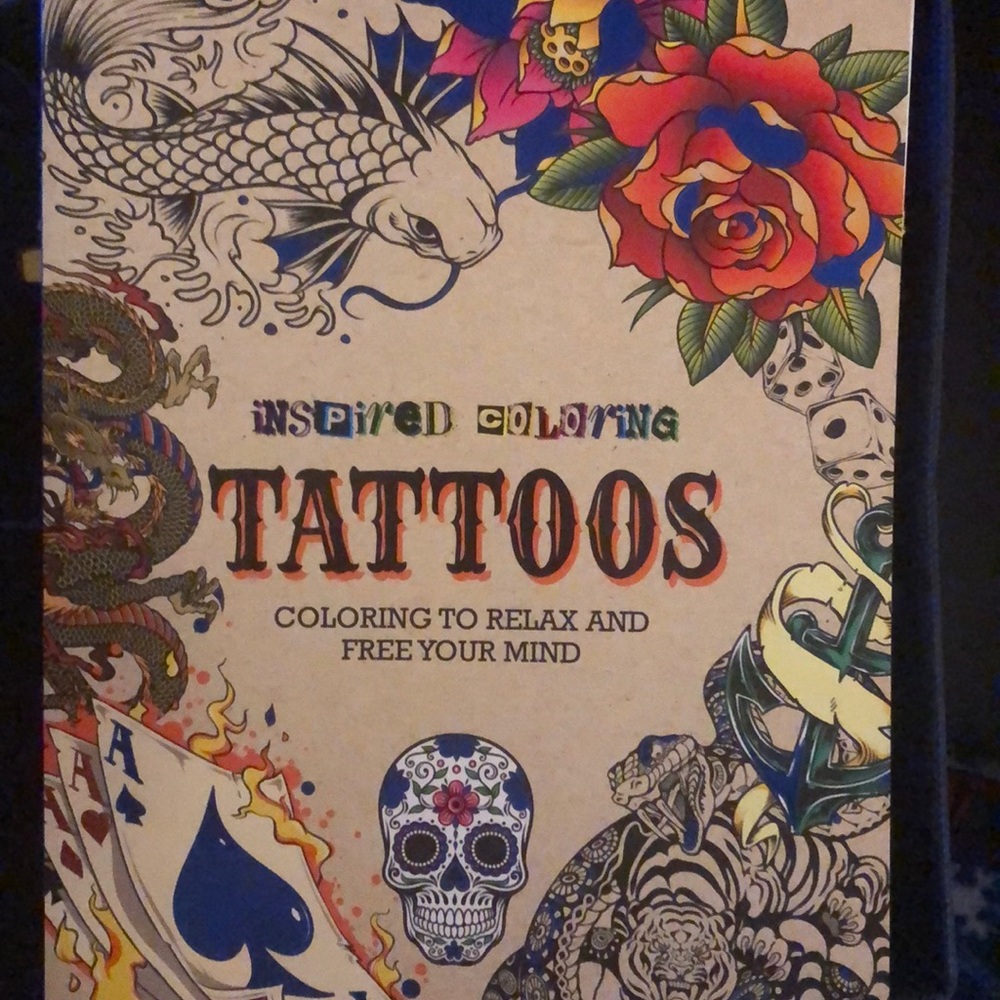 Tattoo Coloring Book